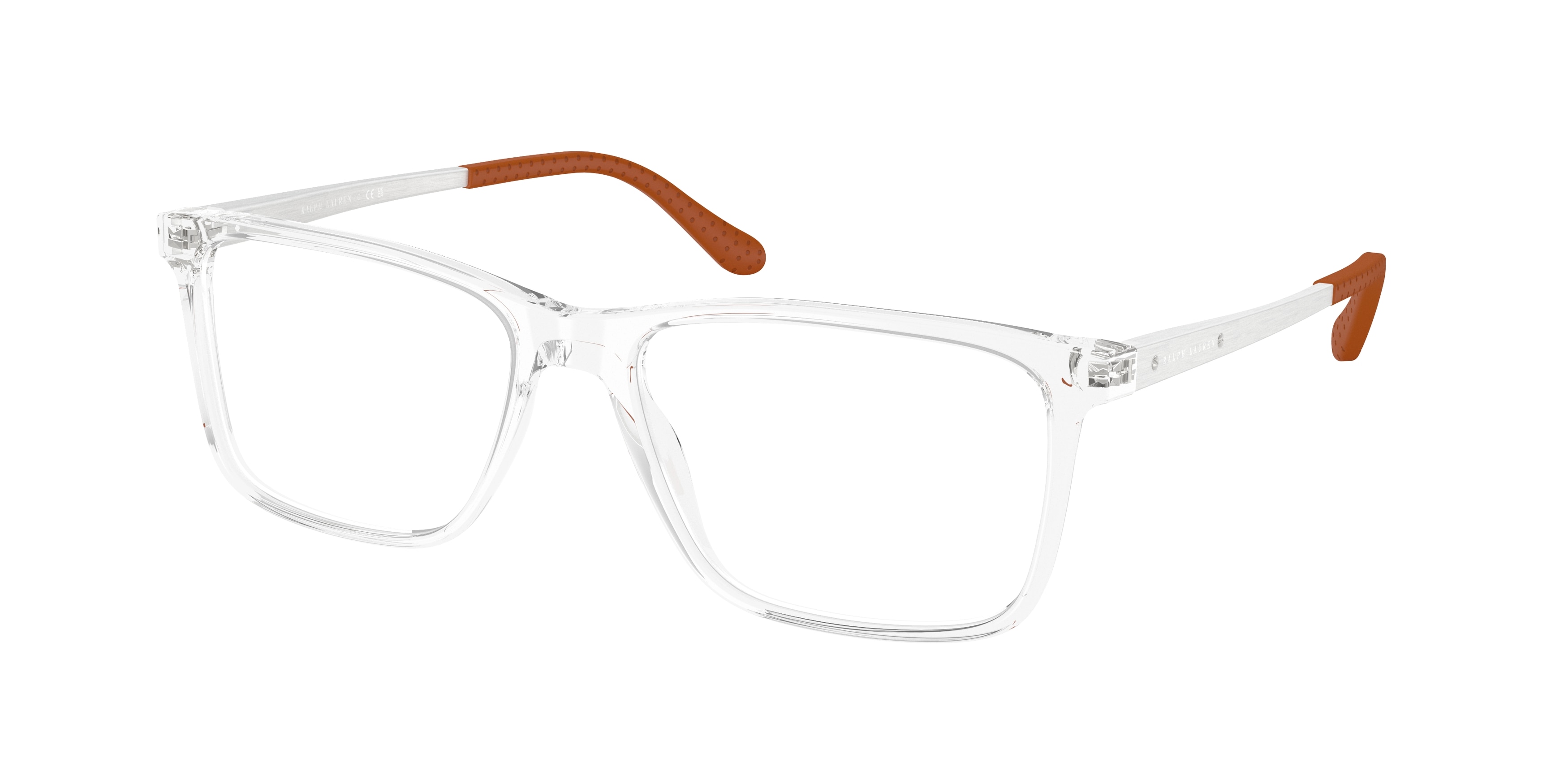 Ralph Lauren Herren RL6133 5002 Optische Fassungen Acetat Transparent Transparent Quadratisch Normal-image